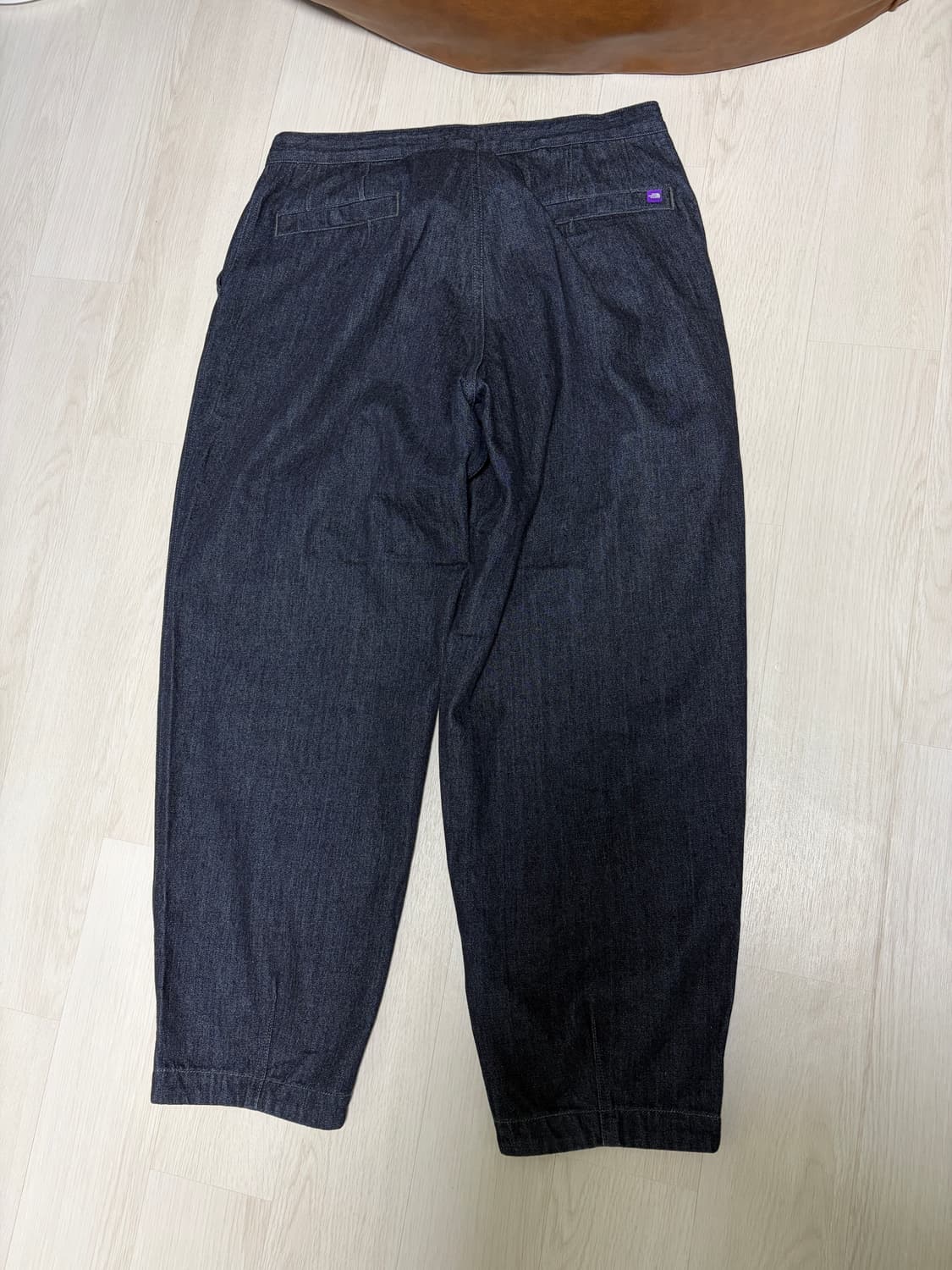 노스페이스 퍼플라벨 25fw 와이드 테이퍼드 데님 인디고 상품이미지2