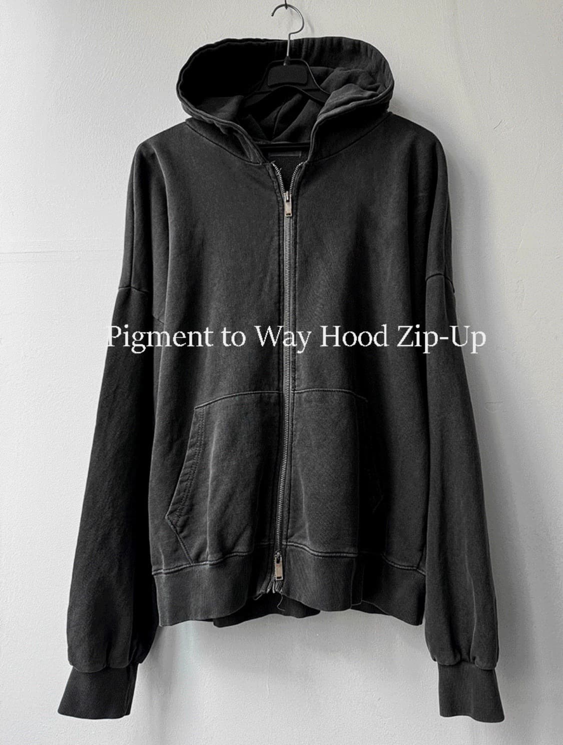 코시하루 피그먼트 투웨이 후드집업 상품이미지1