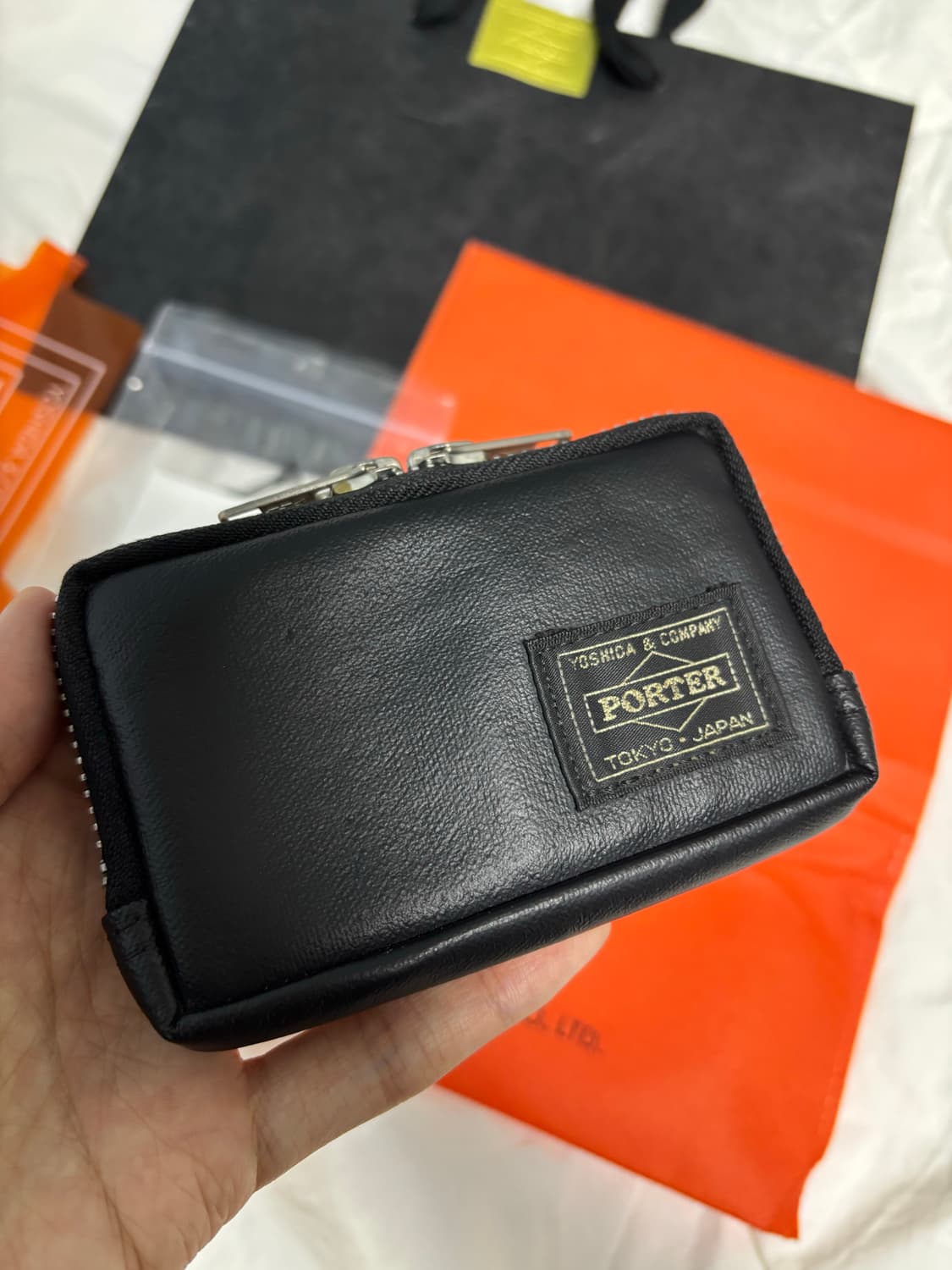 포터 프리스타일 코인케이스 카드지갑 블랙 상품이미지2