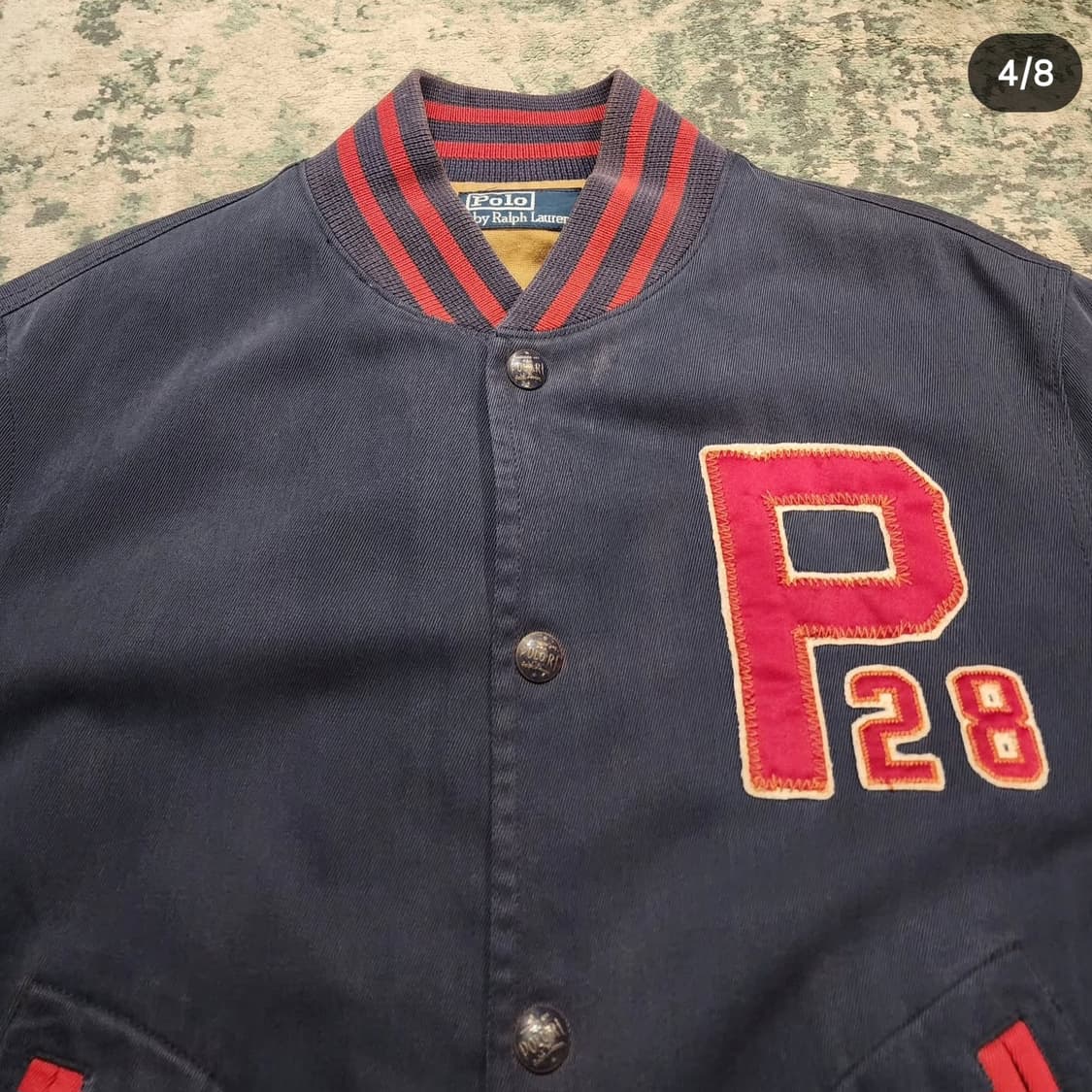 90s 폴로 바시티자켓 상품이미지4