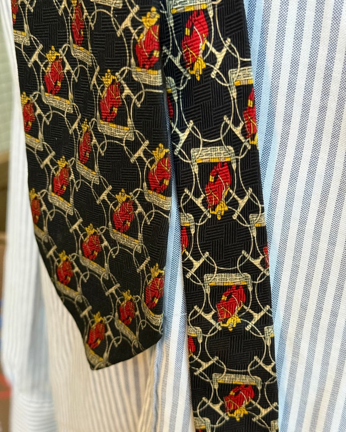 Relae 폴로 패턴 실크 타이 상품이미지9