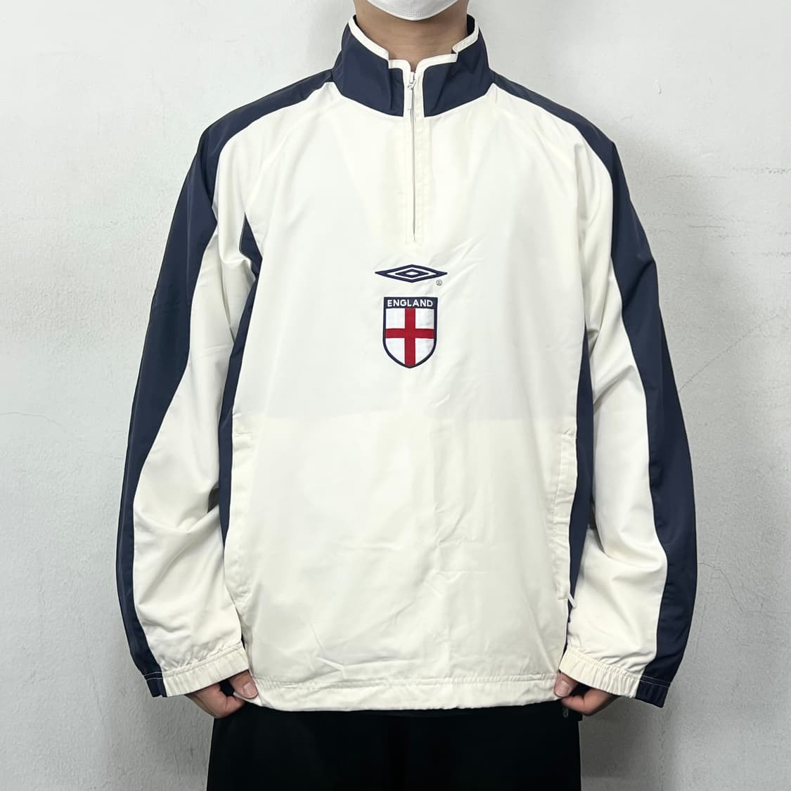 엄브로 잉글랜드 국대 03-05 하프 아노락 바람막이 자켓 상품이미지3