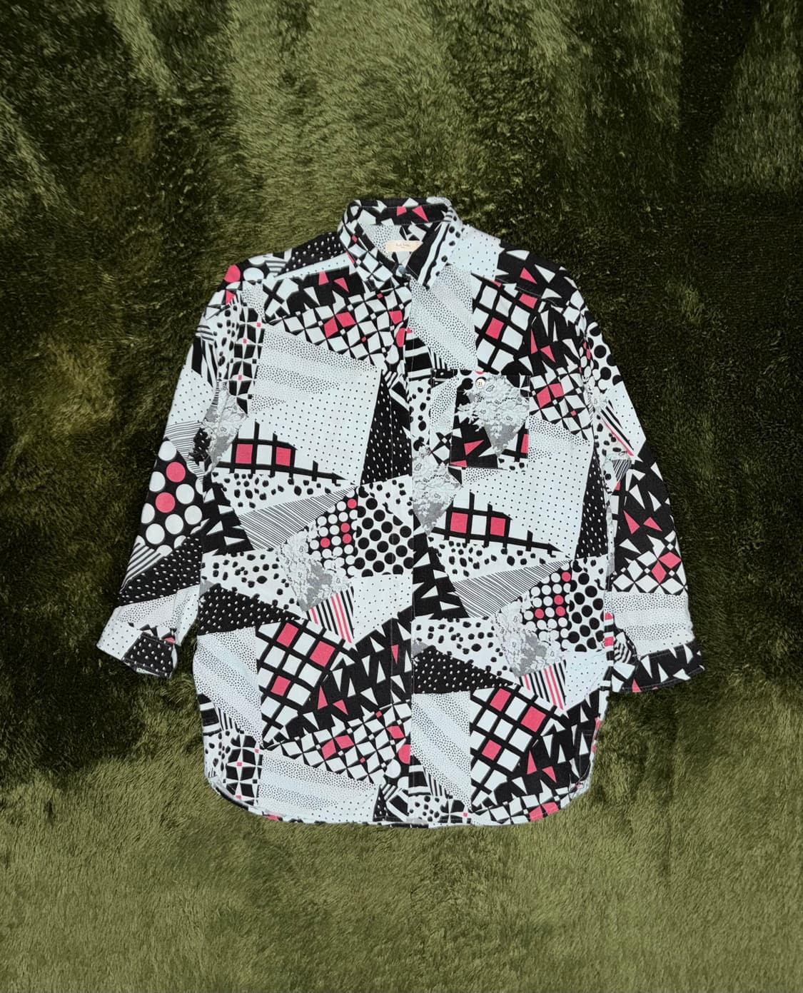 Paul Smith 폴스미스 Made in Japan 콜라쥬 프린트 셔츠 상품이미지1