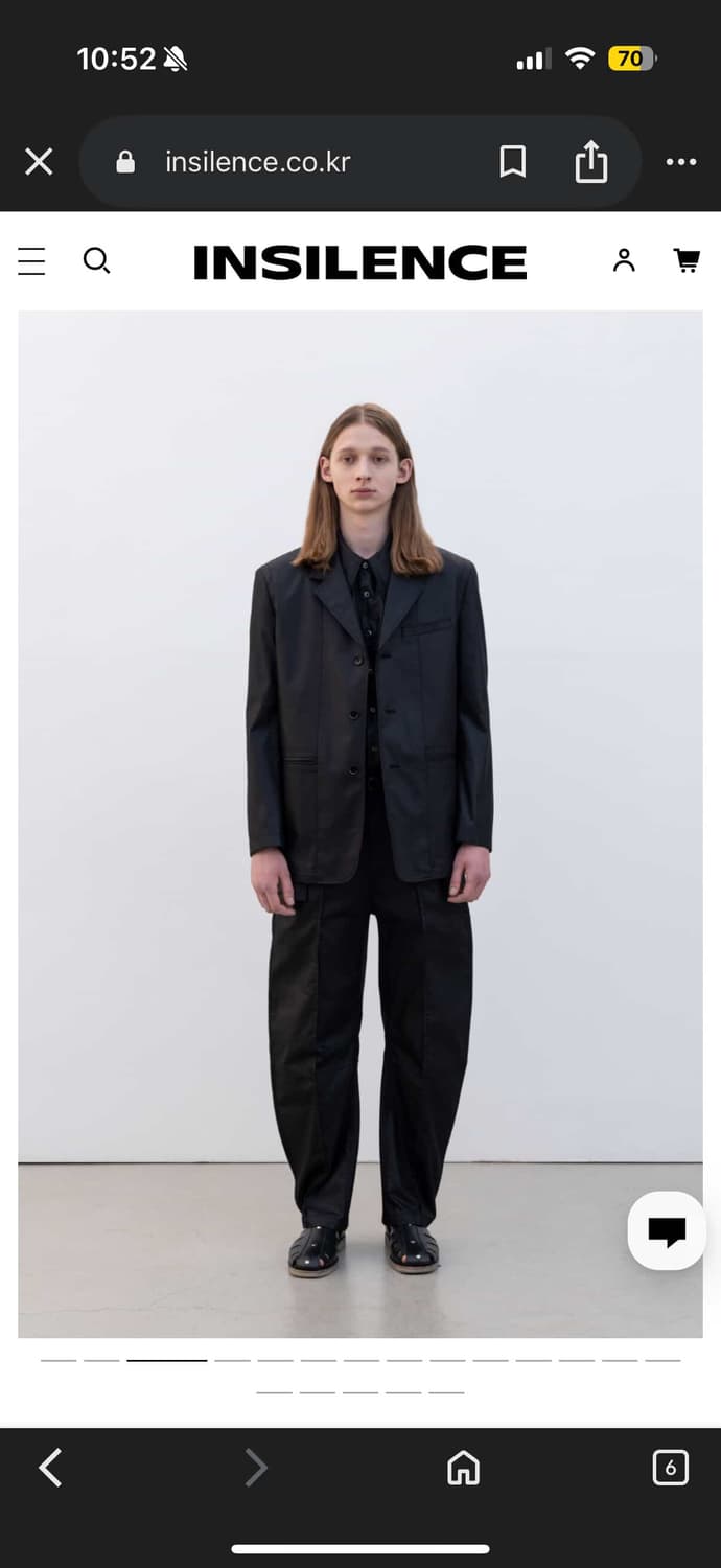 인사일런스 /라이트 코튼 블레이져 / L 상품이미지4