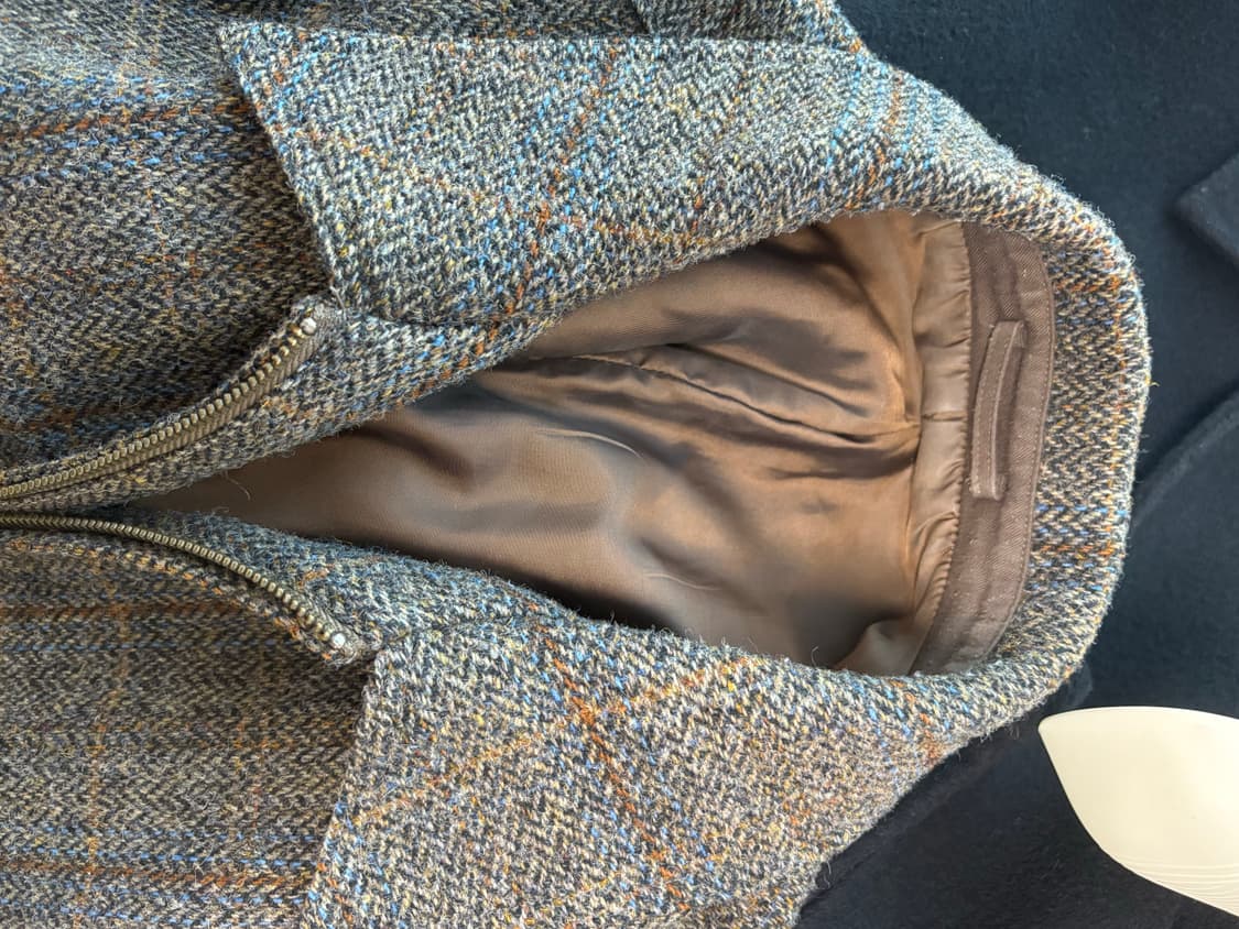 [판매] 브라운야드 해리스트위드 블루종 브라운 2사이즈 상품이미지5