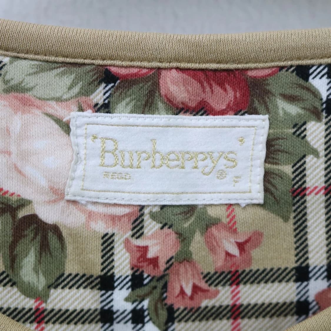 90's Burberrys 레어빈티지 노바 플로럴 원피스 상품이미지8
