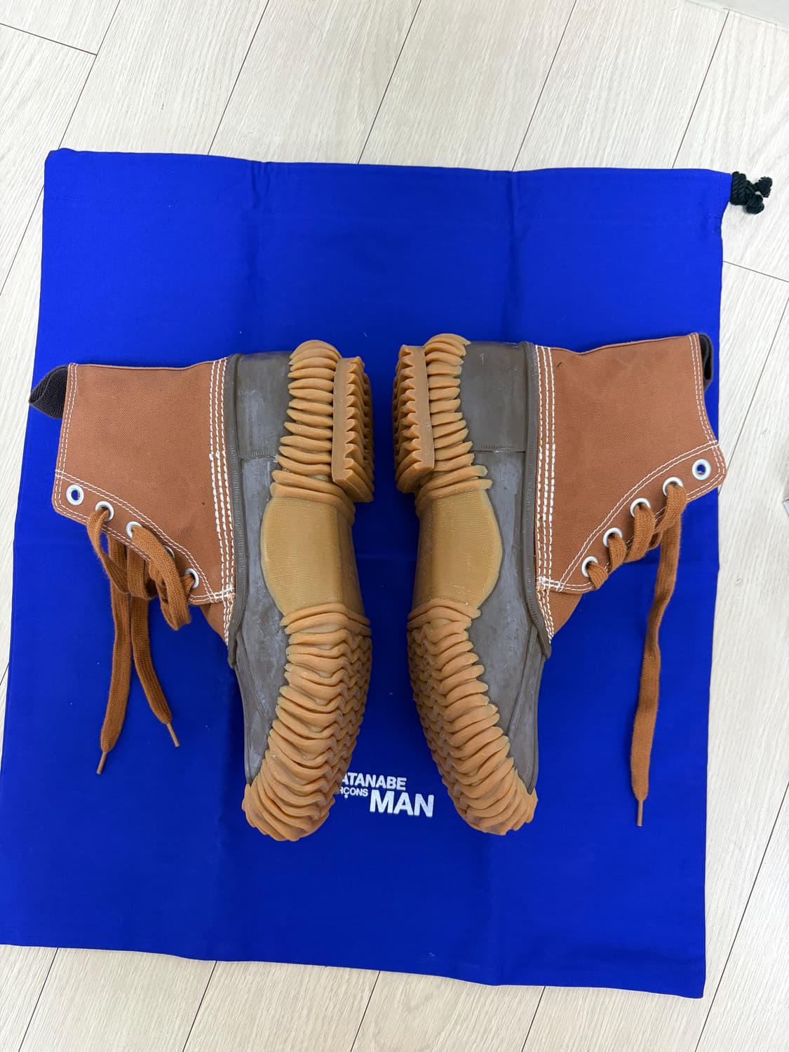 준야와타나베 12ss 러버 덕부츠 상품이미지2