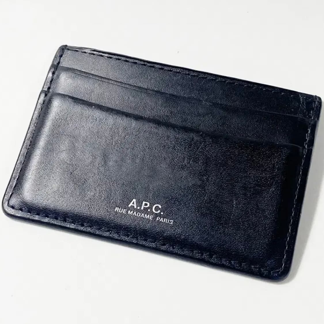 [정품] A.P.C 아페쎄 앙드레 소가죽 카드지갑 상품이미지1