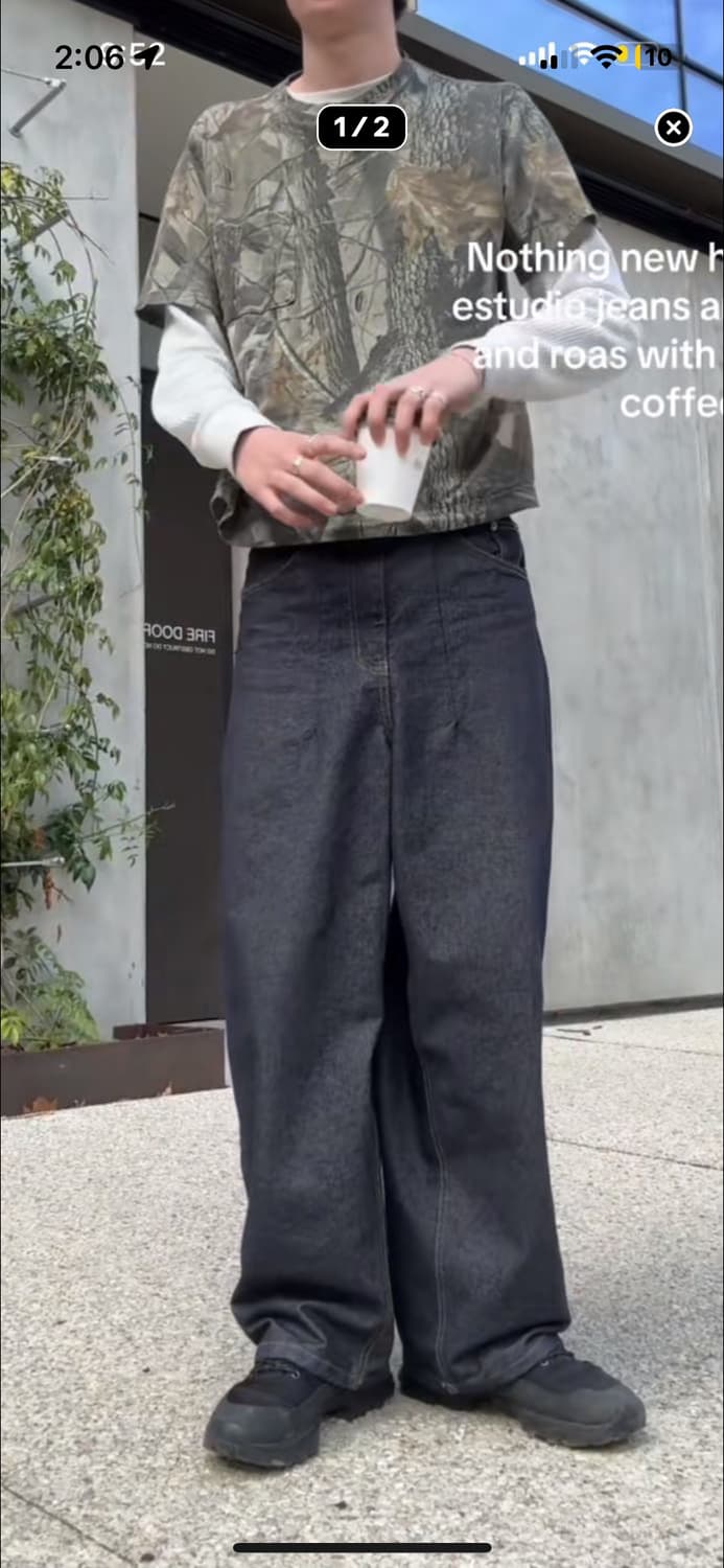 Estudio Niksen raw denim 상품이미지10