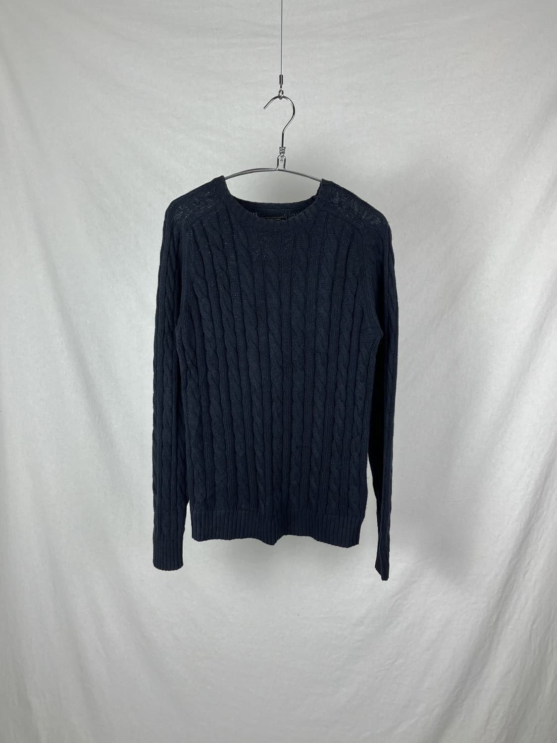 BEAMS PlUS 코튼 혼방 꽈베기 니트  상품이미지1