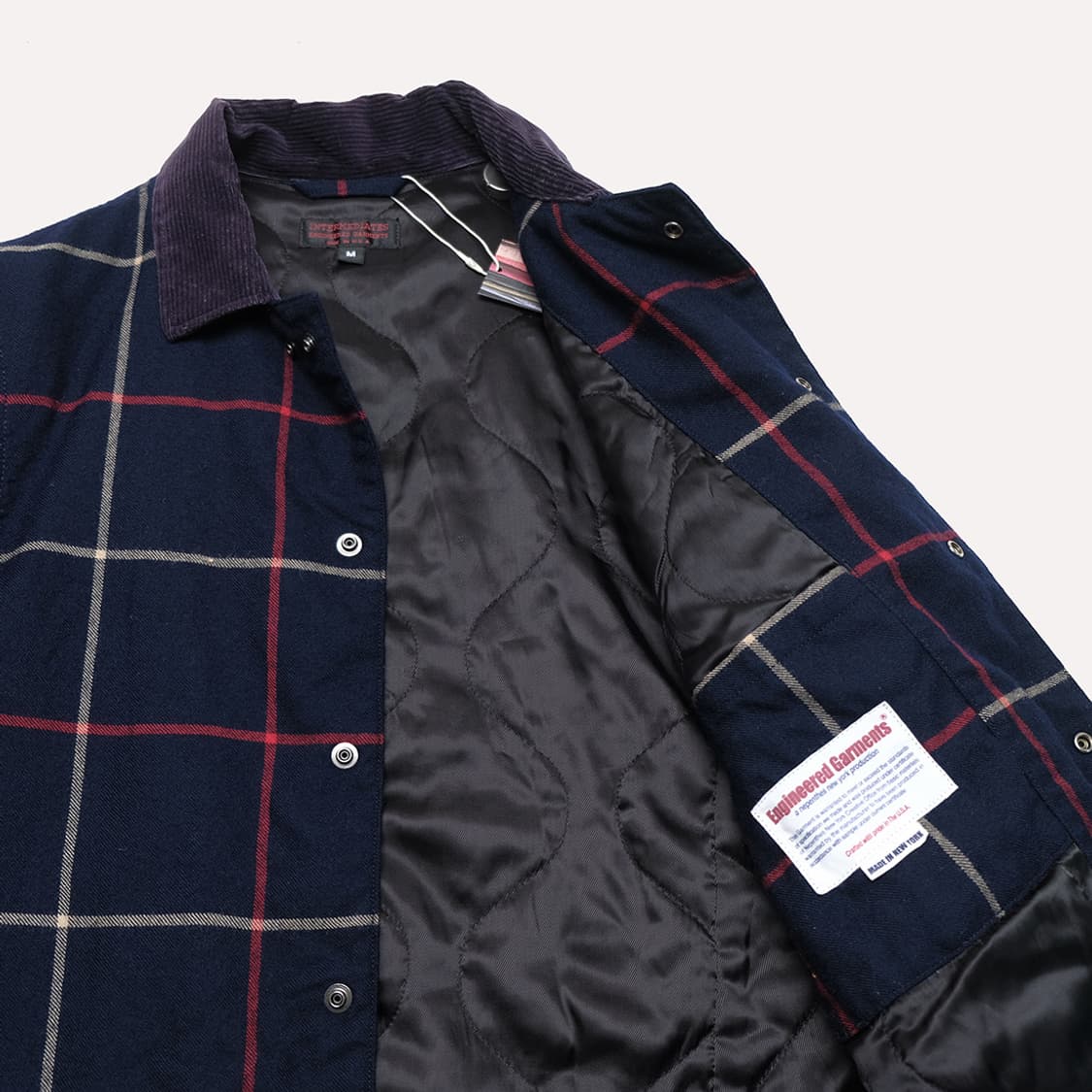 wool check jacket 상품이미지7