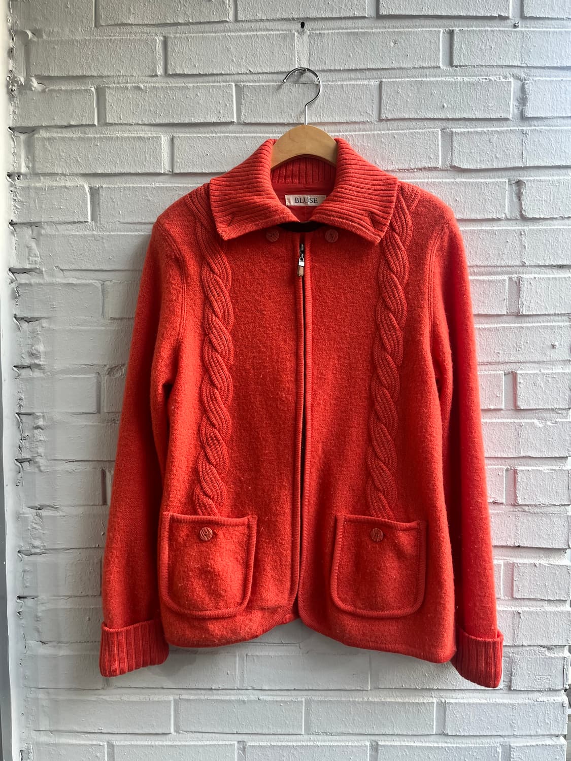 BLUSE knit zip up 상품이미지1