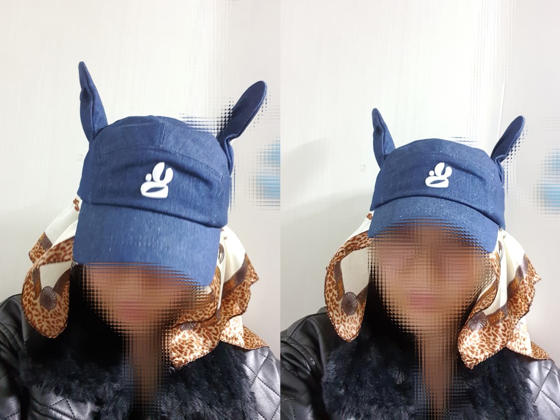 데님 블루  예그 트위스트 윙 캡 볼캡 모자  상품이미지9