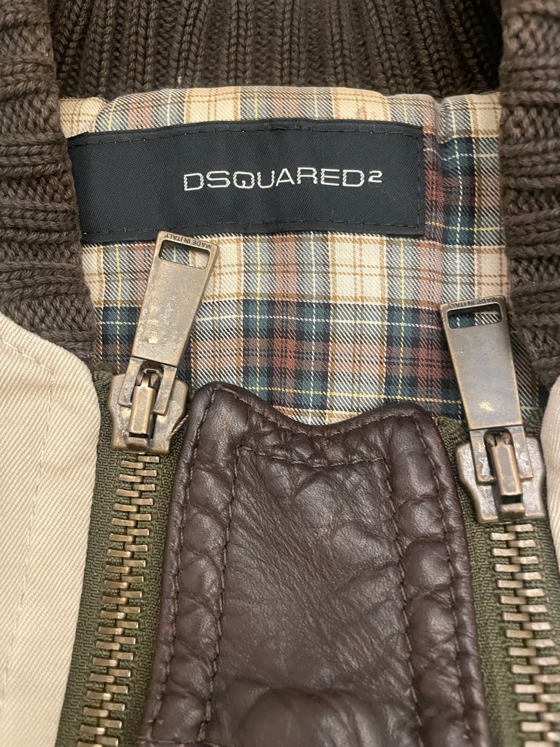 디스퀘어드 더블 지퍼 봄버 상품이미지5