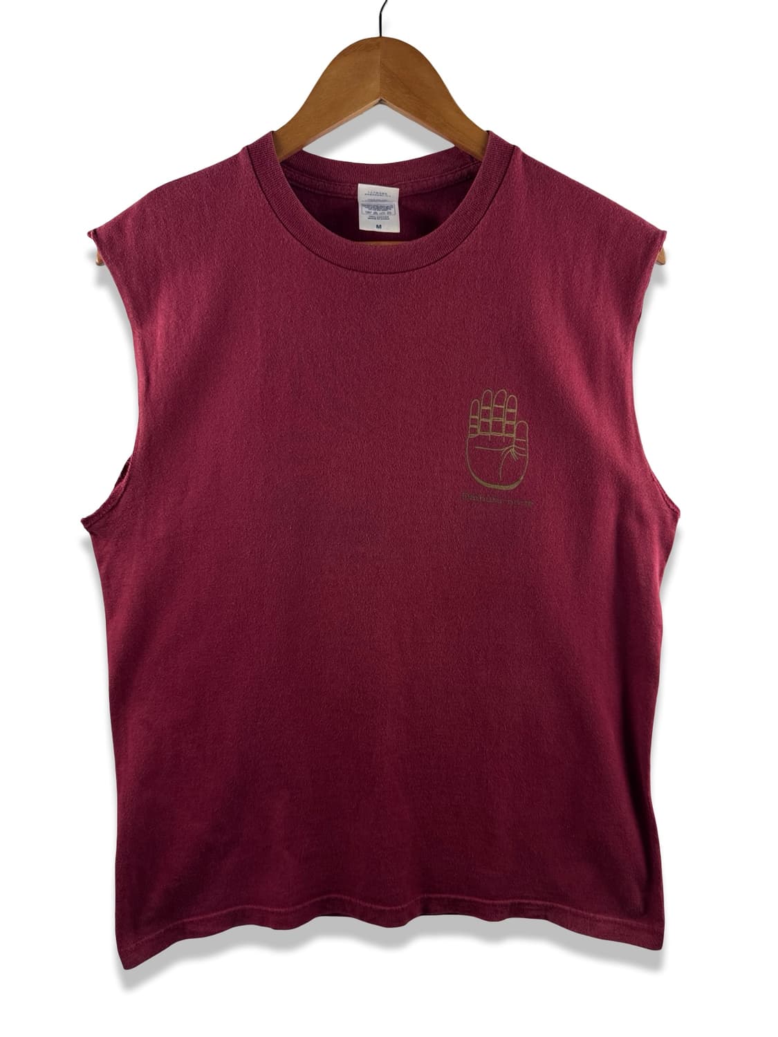 JPN 노사나불좌상 버건디 민소매 티2974 상품이미지2