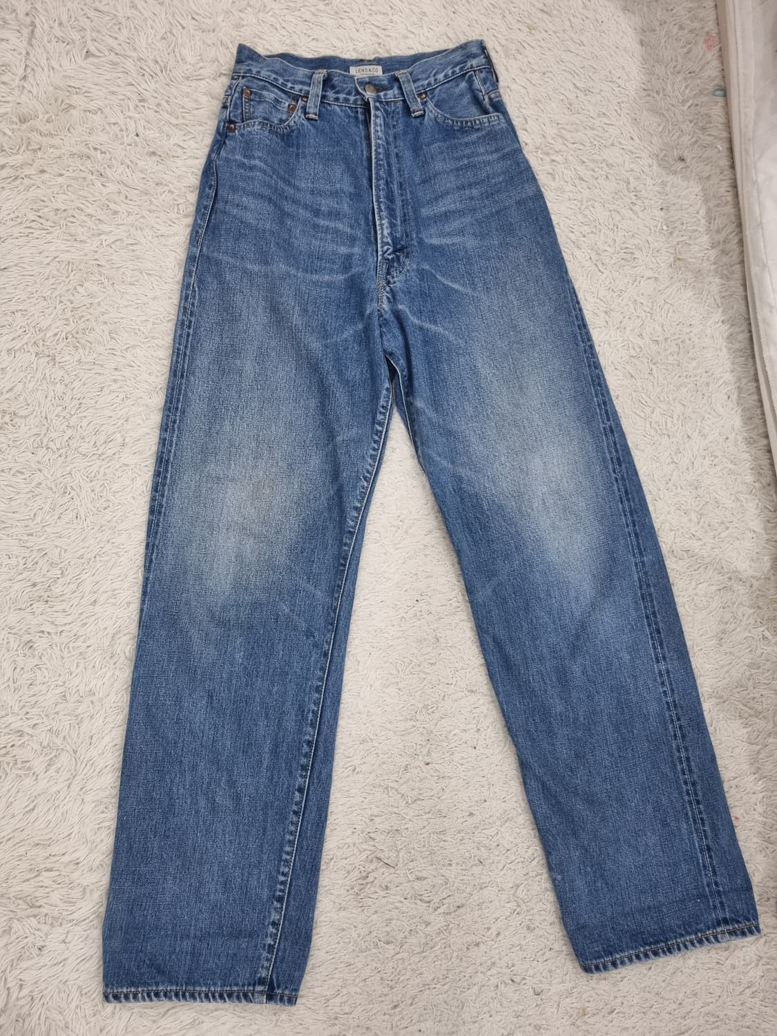 레노앤코 LENO & Co 여성 복각 데님 워싱 청바지 KAY 01사이즈 상품이미지1