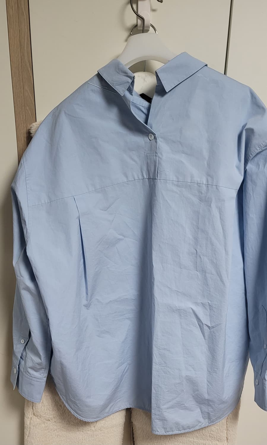 더 타임 오버싸이즈 백 슬릿 셔츠 상품이미지2