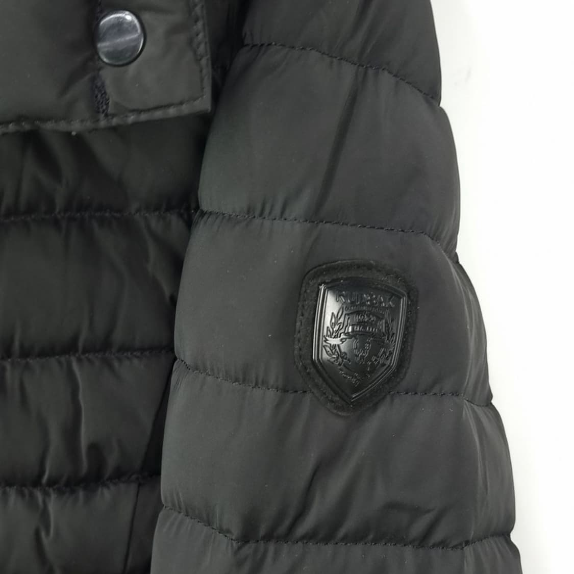 [루드삭] 오리털 덕다운 후드 롱 패딩 블랙 P01172 상품이미지6