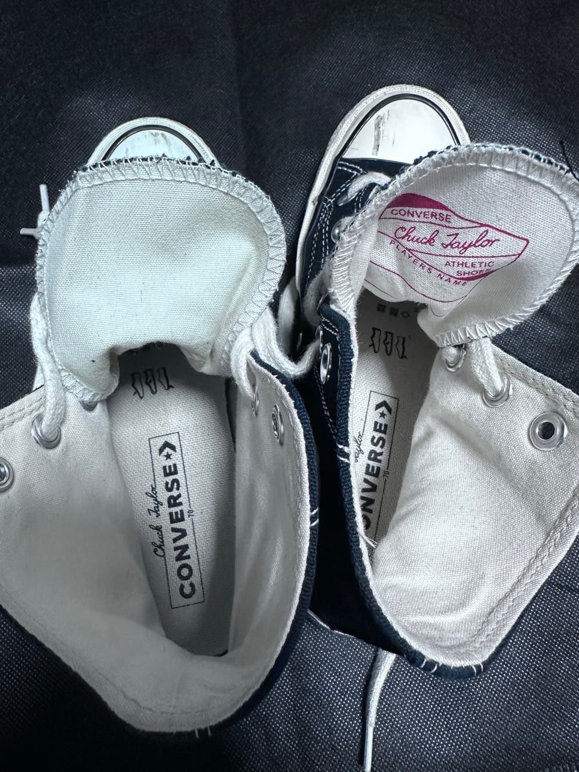 컨버스 하이 블랙 225사이즈 상품이미지2