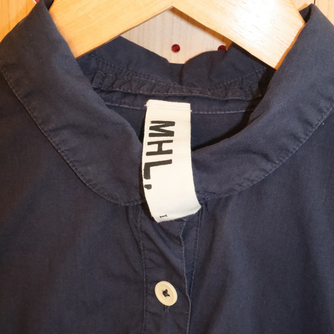 Mhl 네이비 미디원피스  상품이미지2