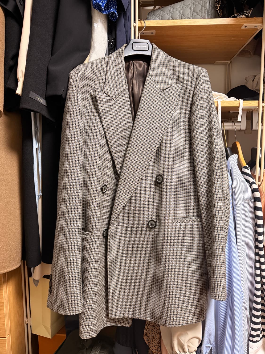 솔리드옴므 체크셋업 상품이미지1