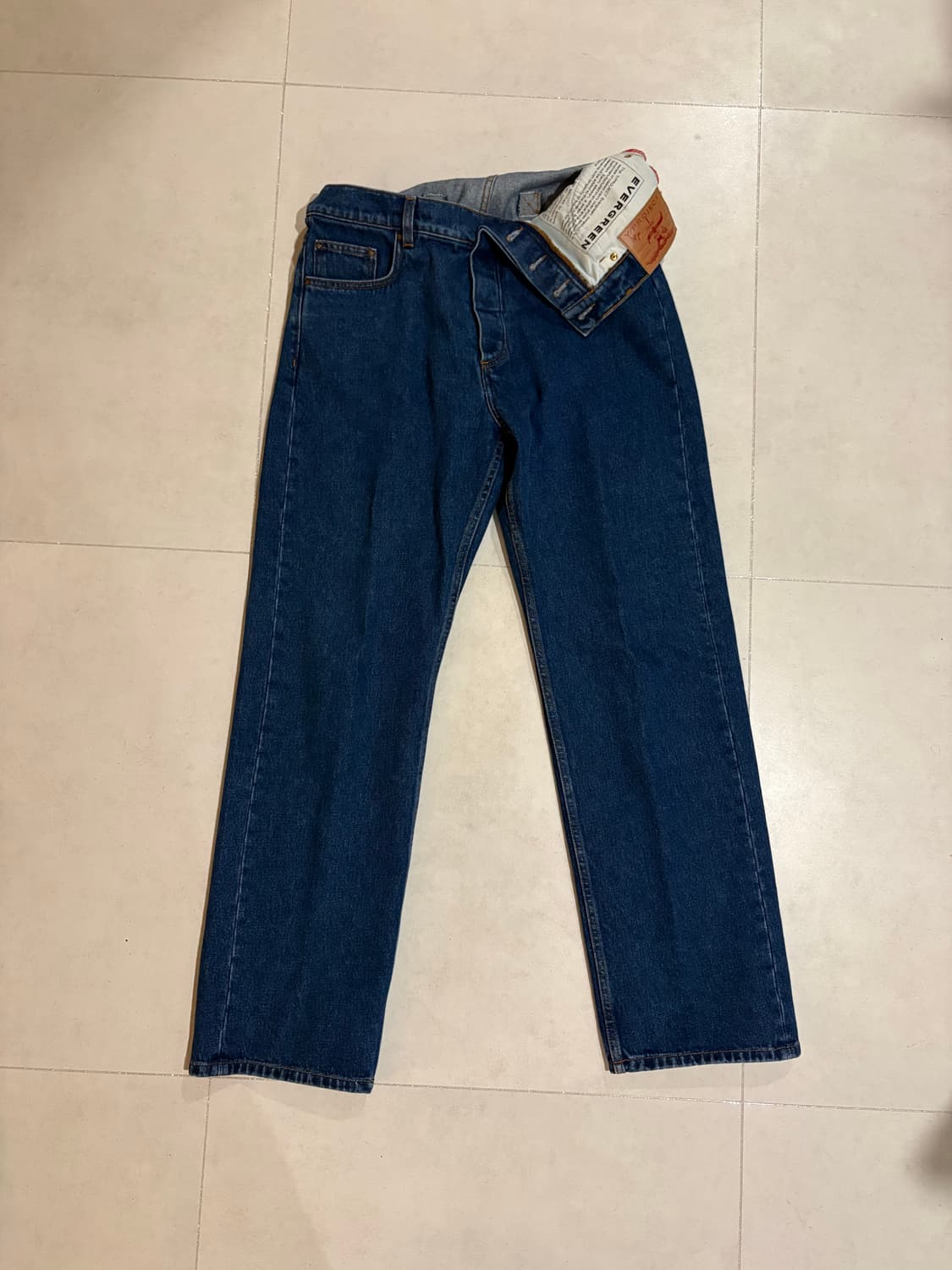 와이프로젝트 비대칭 데님 상품이미지1