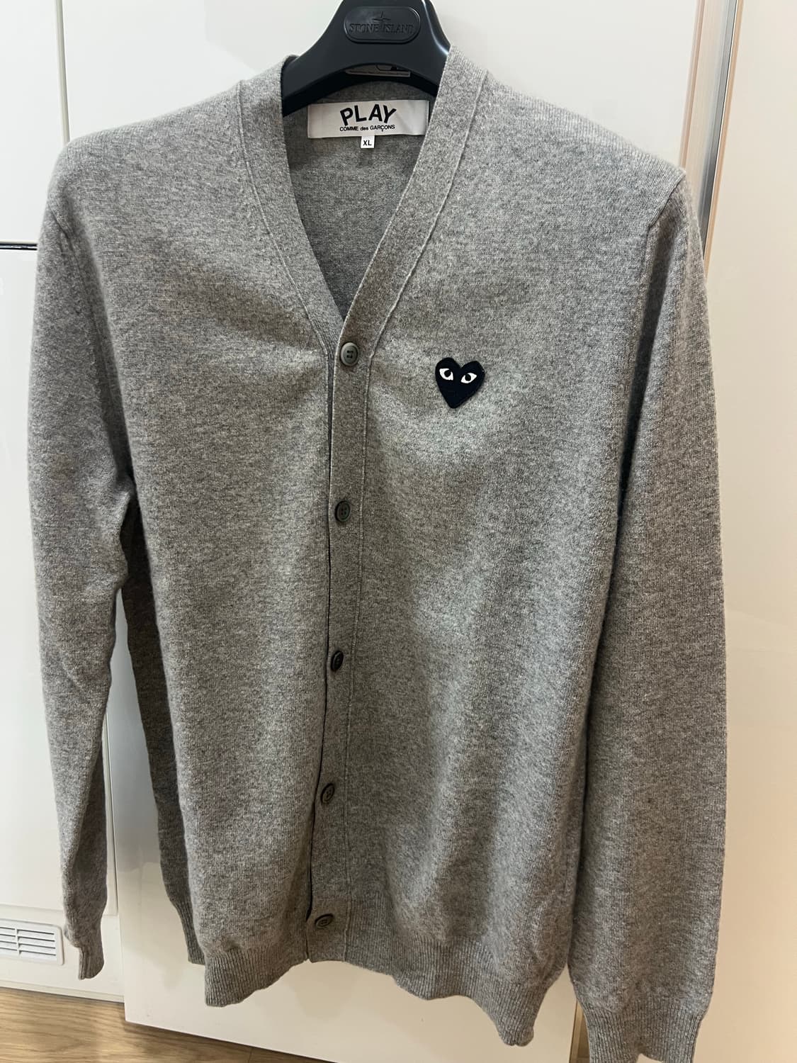 꼼데가르송 그레이가디건 xl 상품이미지1