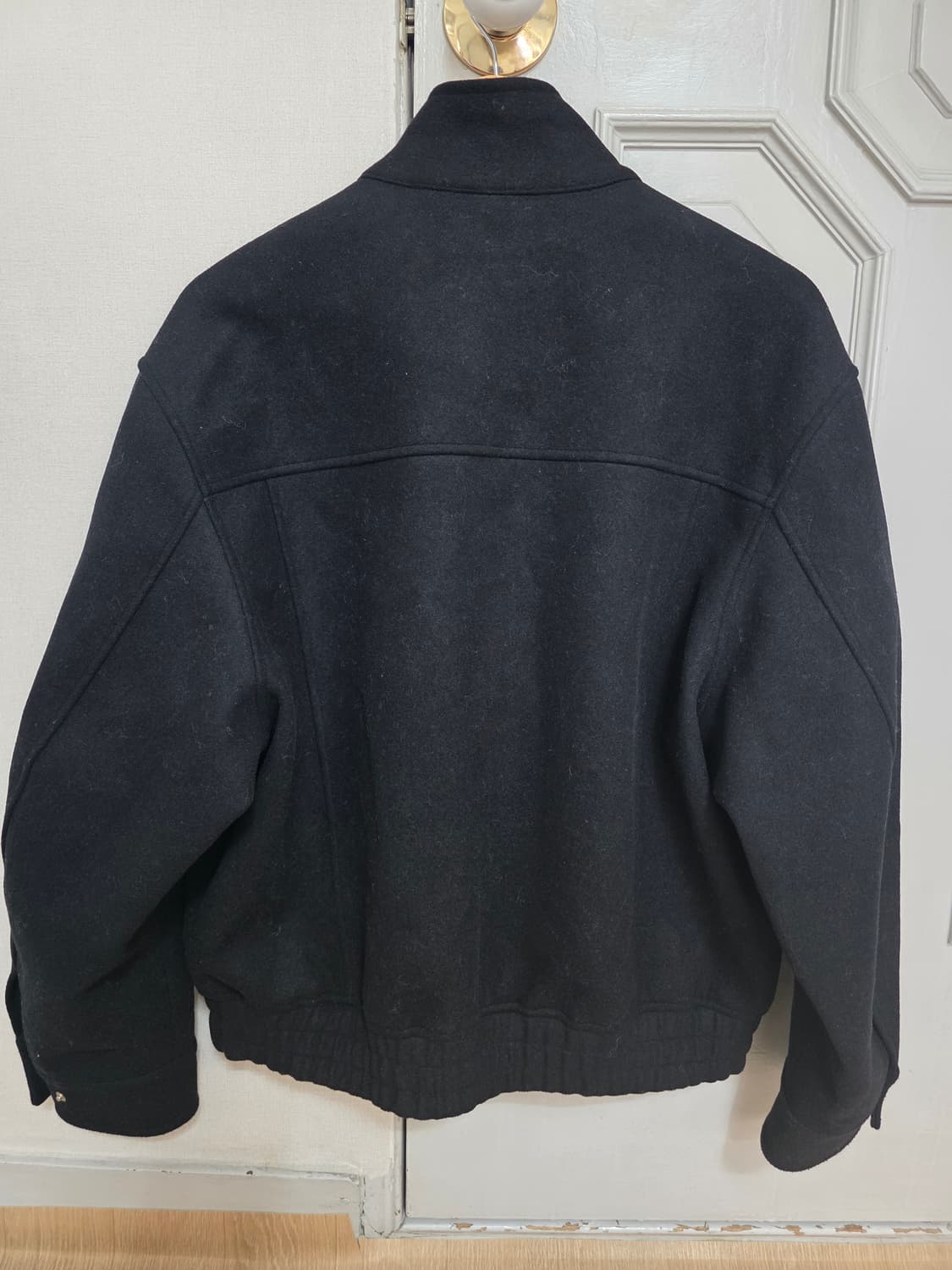 키뮤어 울 헤링턴 자켓 블랙 M 상품이미지8