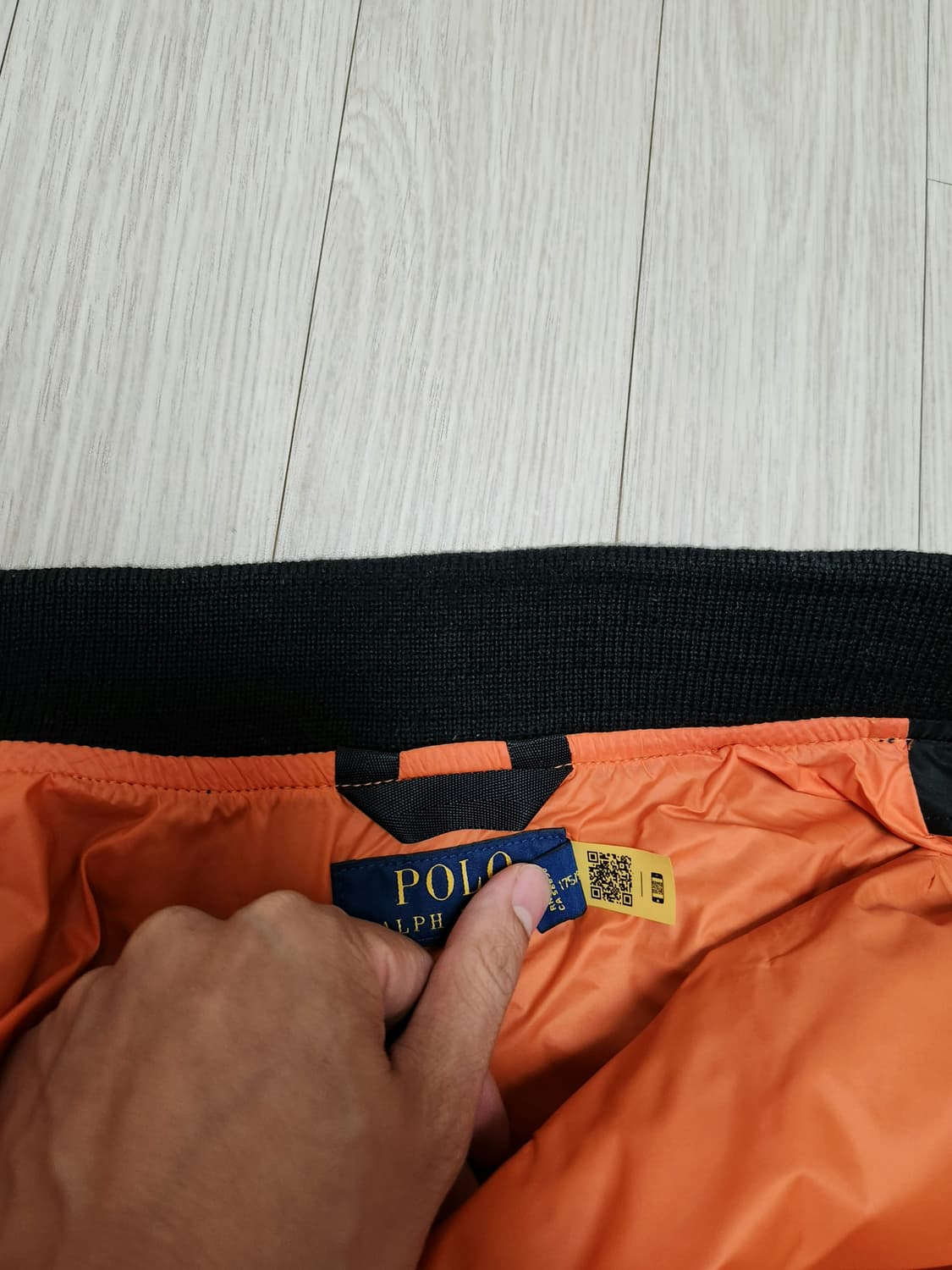 폴로 ma1 ma-1 항공 점퍼 자켓 블랙 상품이미지3