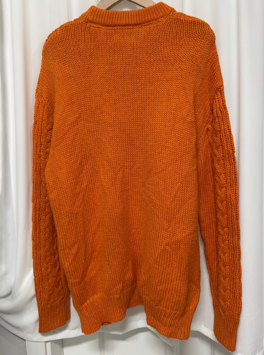 H&M 오렌지 니트스웨터 상품이미지4