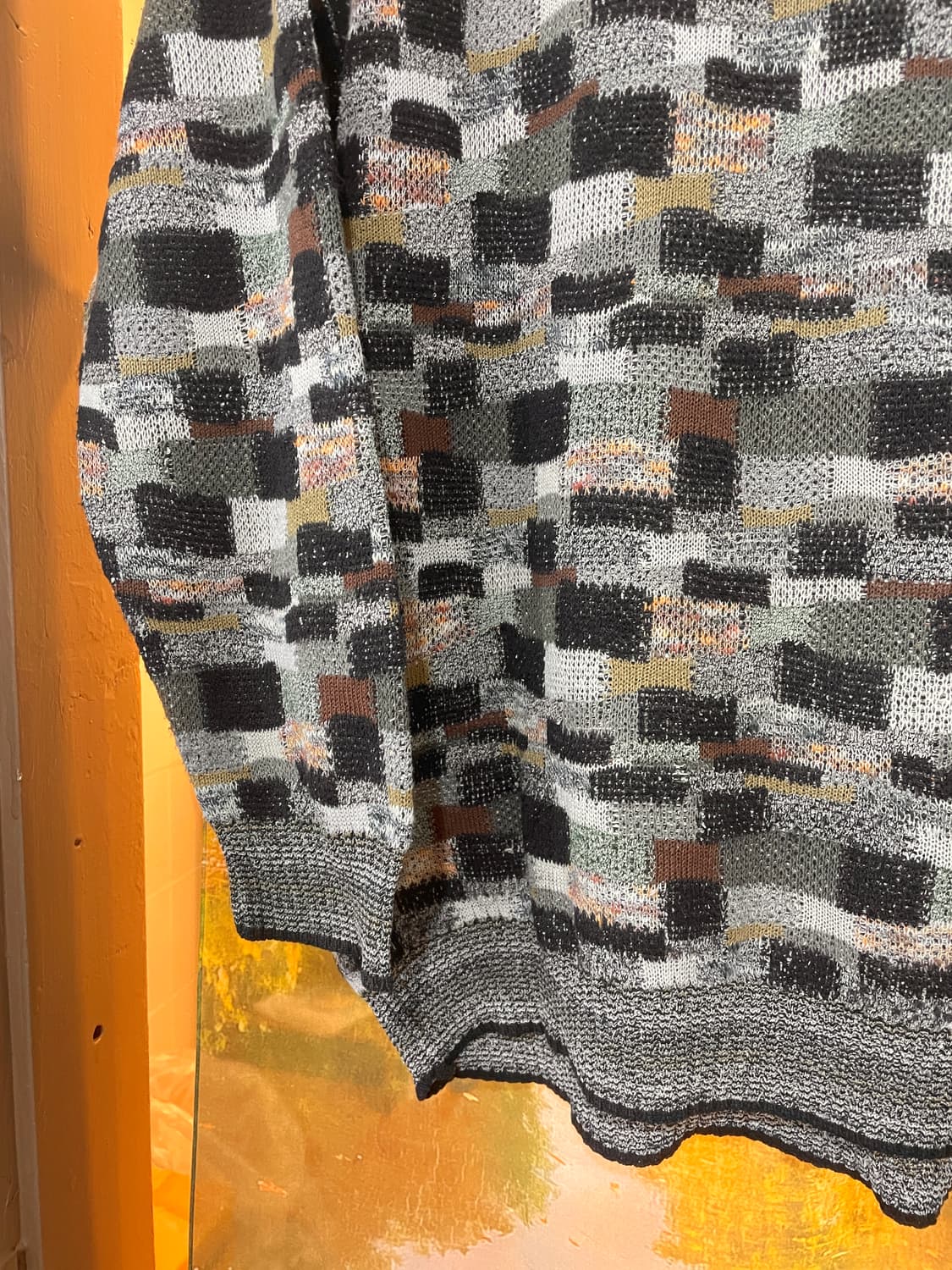 VTG 브릭패치 니트 상품이미지4