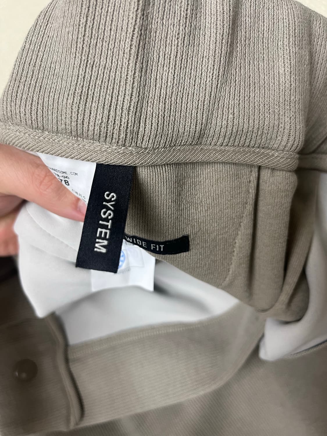 시스템 옴므 와이드핏 팬츠 상품이미지3