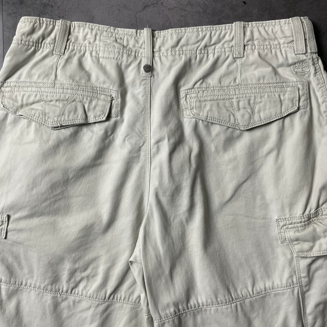 TIMBERLAND 팀버랜드 빈티지 아이보리 카고 하프팬츠 A00783 상품이미지7