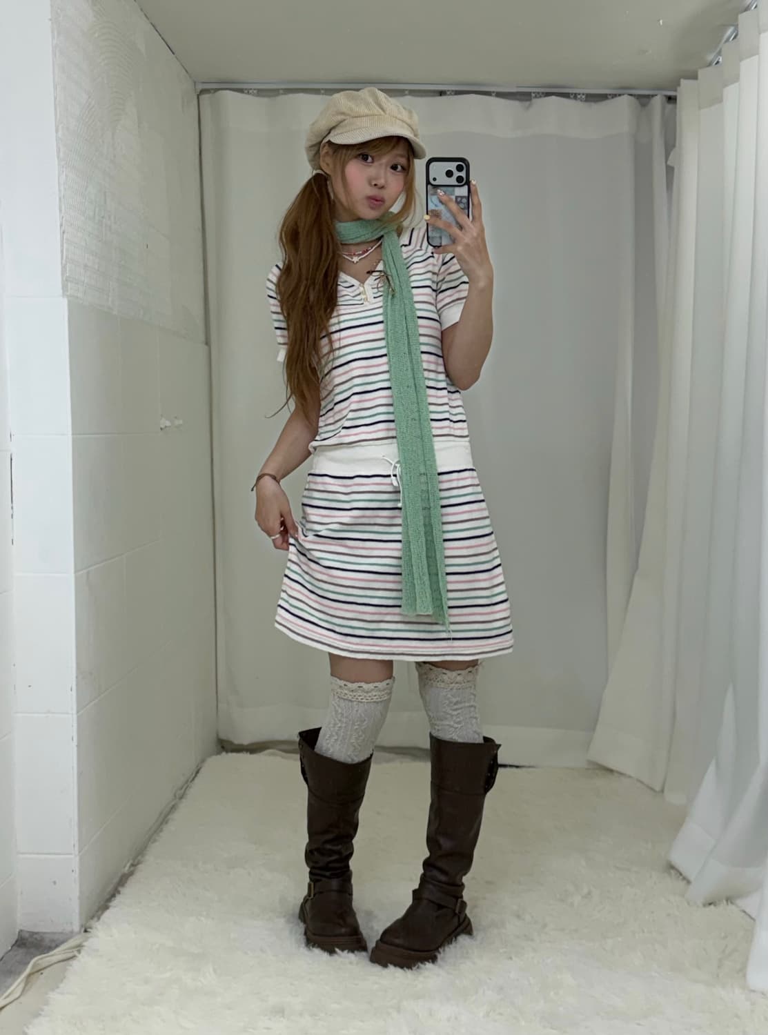 민트 너드 하구미 니혼진 바람막이 코디세트 상품이미지3