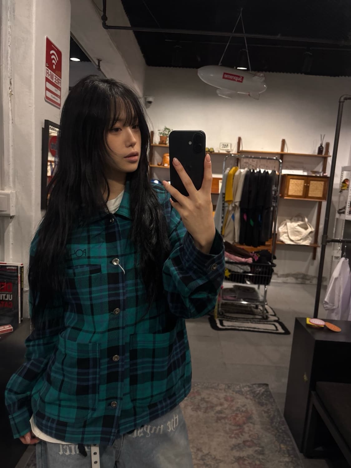 폴라스케이트 Polar Skate Co. Plaid Work Jacket 상품이미지2
