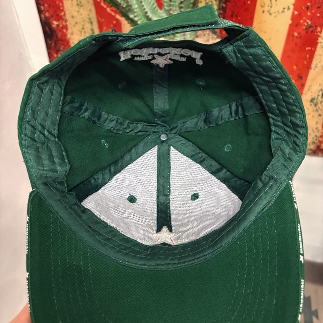 빈티지 하이네캔 트레이드마크 테이핑 프로모션 와이드 캡 N258 상품이미지6