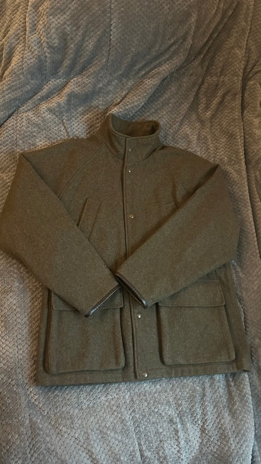 카키스 울 로버 자켓 올리브 L 사이즈 상품이미지3