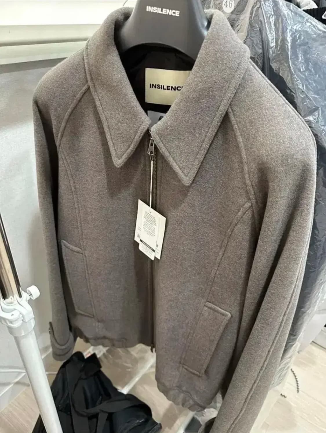 인사일런스 울 레글런 블루종 M 상품이미지1