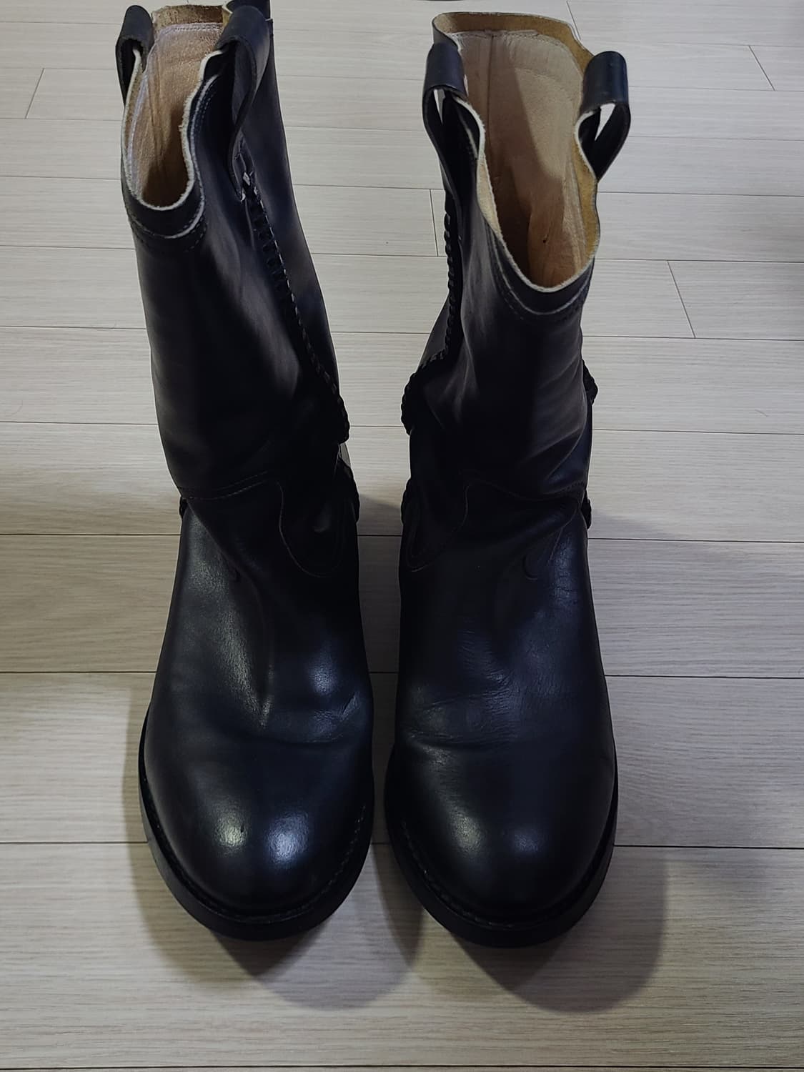 이태리 레더 수제 웨스턴 부츠 42 상품이미지2