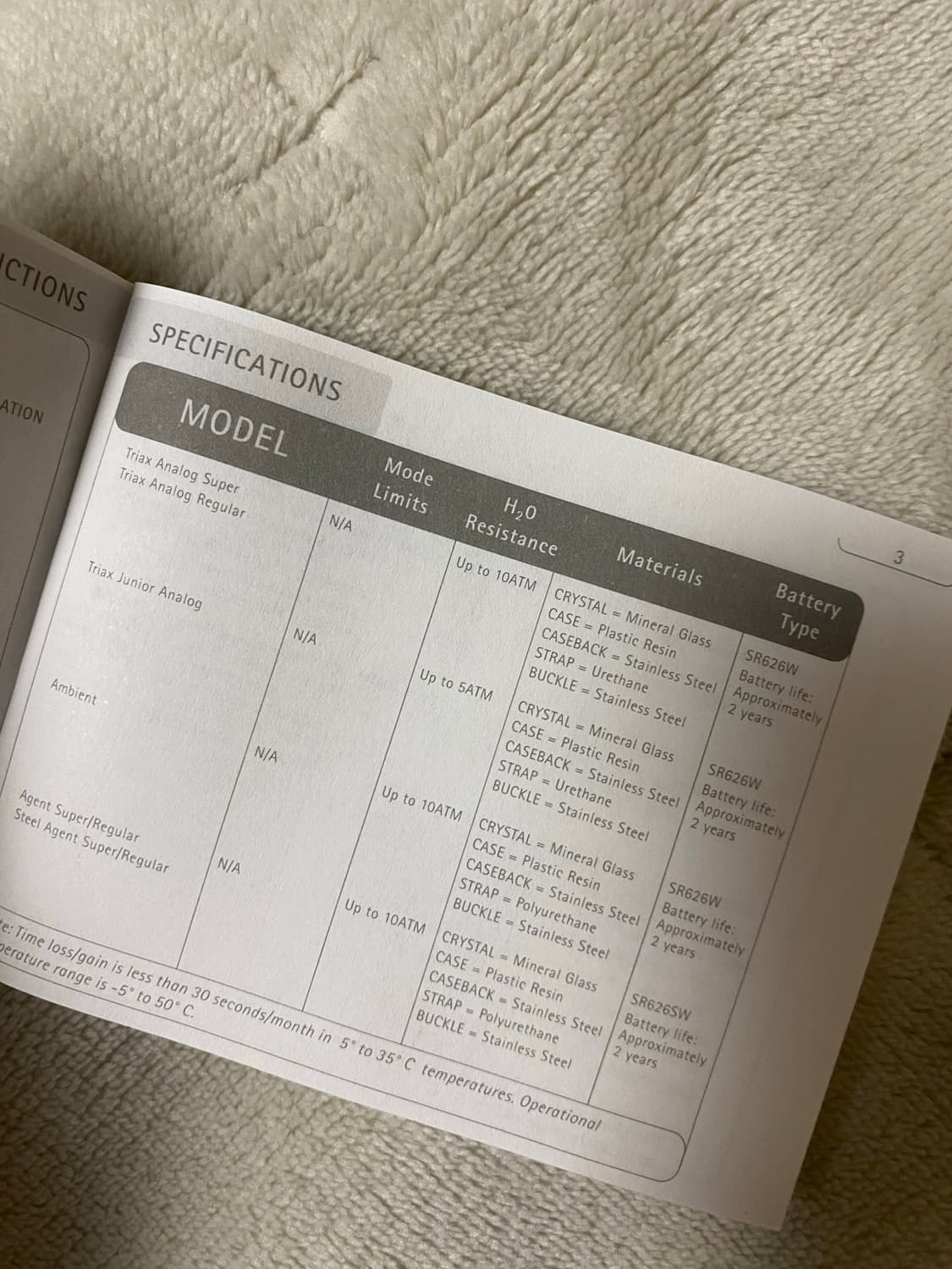 나이키 트라이엑스 아날로그 슈퍼 워치 상품이미지7