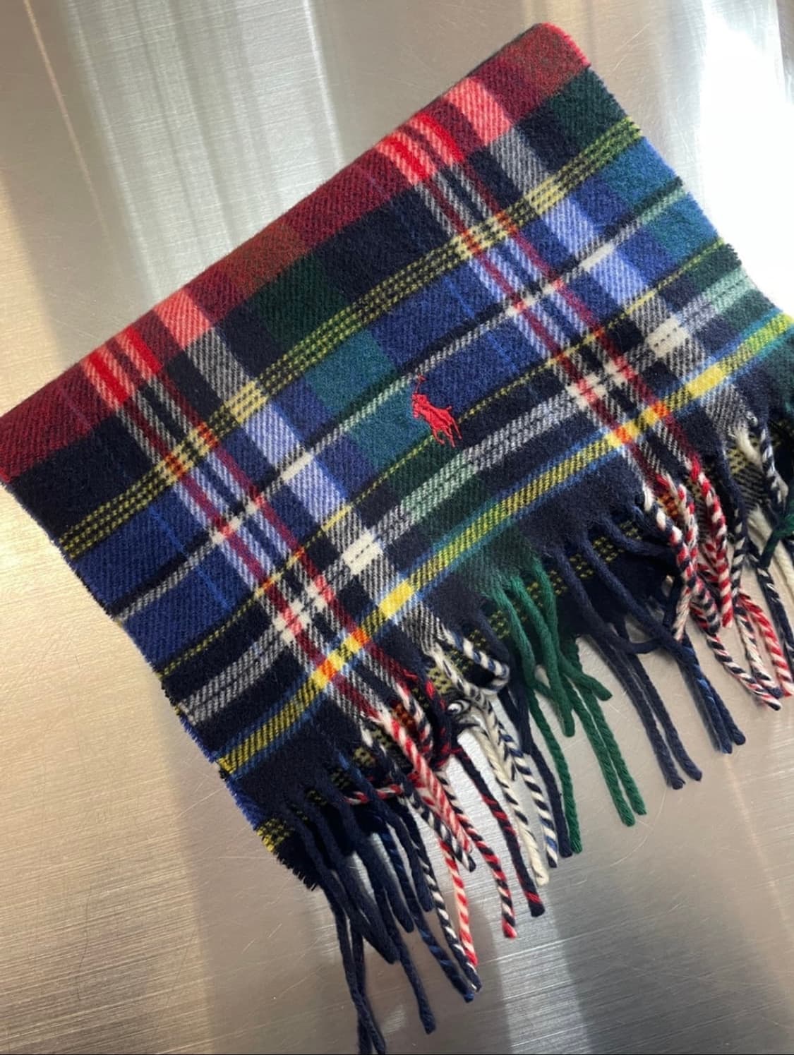 [폴로 랄프로렌] 체크 울 머플러 상품이미지1