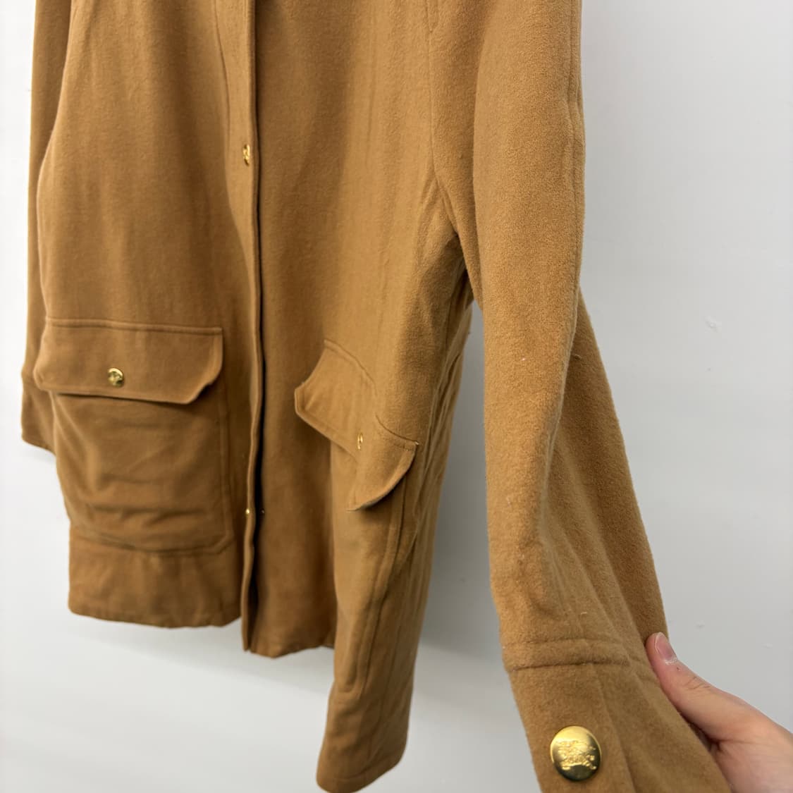 버버리 브라운 후드 코트 여/M 상품이미지3