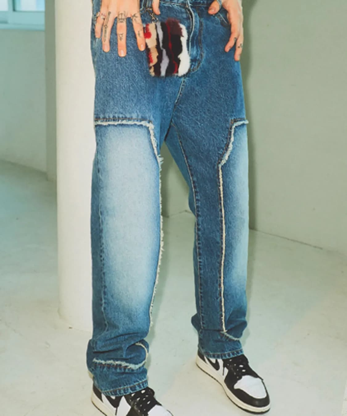 미스터차일드 컷아웃 데님 L 상품이미지1