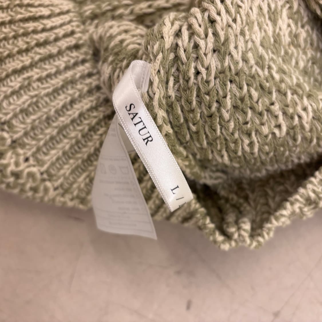 세터 패턴 니트 베스트 상품이미지4