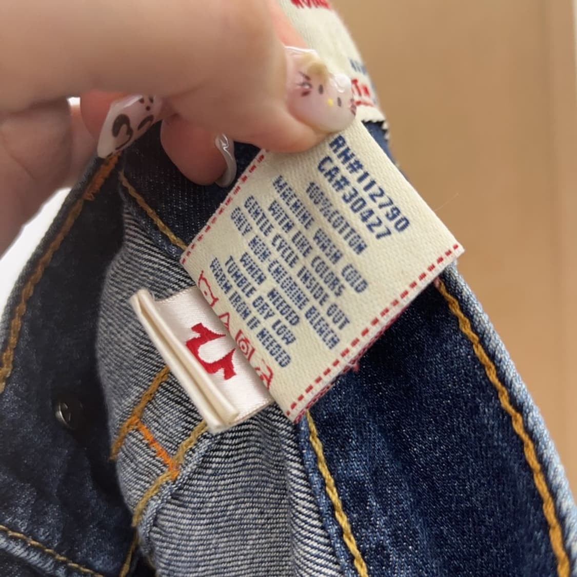 트루릴리젼 조이 Y2K 데님 청바지 30인치 C06231 상품이미지5