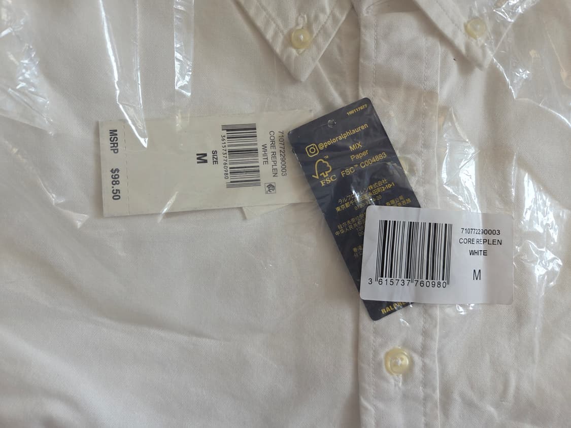 폴로 랄프로렌 옥스포드 셔츠 M 상품이미지3