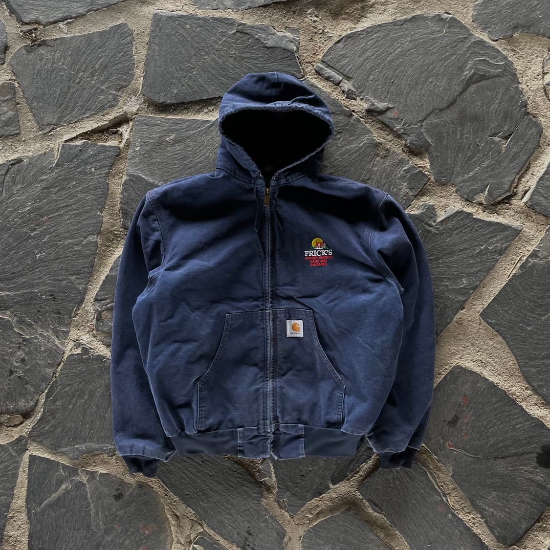 80s~90s 빈티지 칼하트 네이비 액티브 워크 자켓 상품이미지1