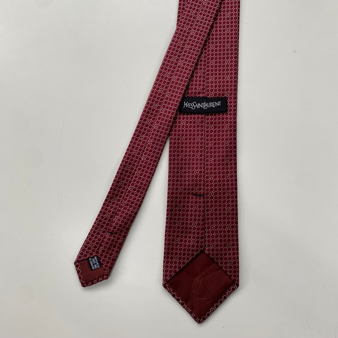 YSL 입생로랑 Y모노그램 명품 정품 넥타이 8.1cm 상품이미지3