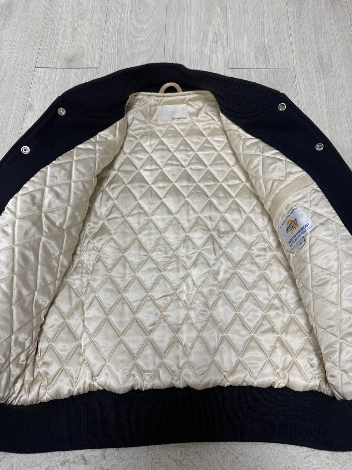 (M)나나미카 골든베어 21fw 바시티 자켓 상품이미지4