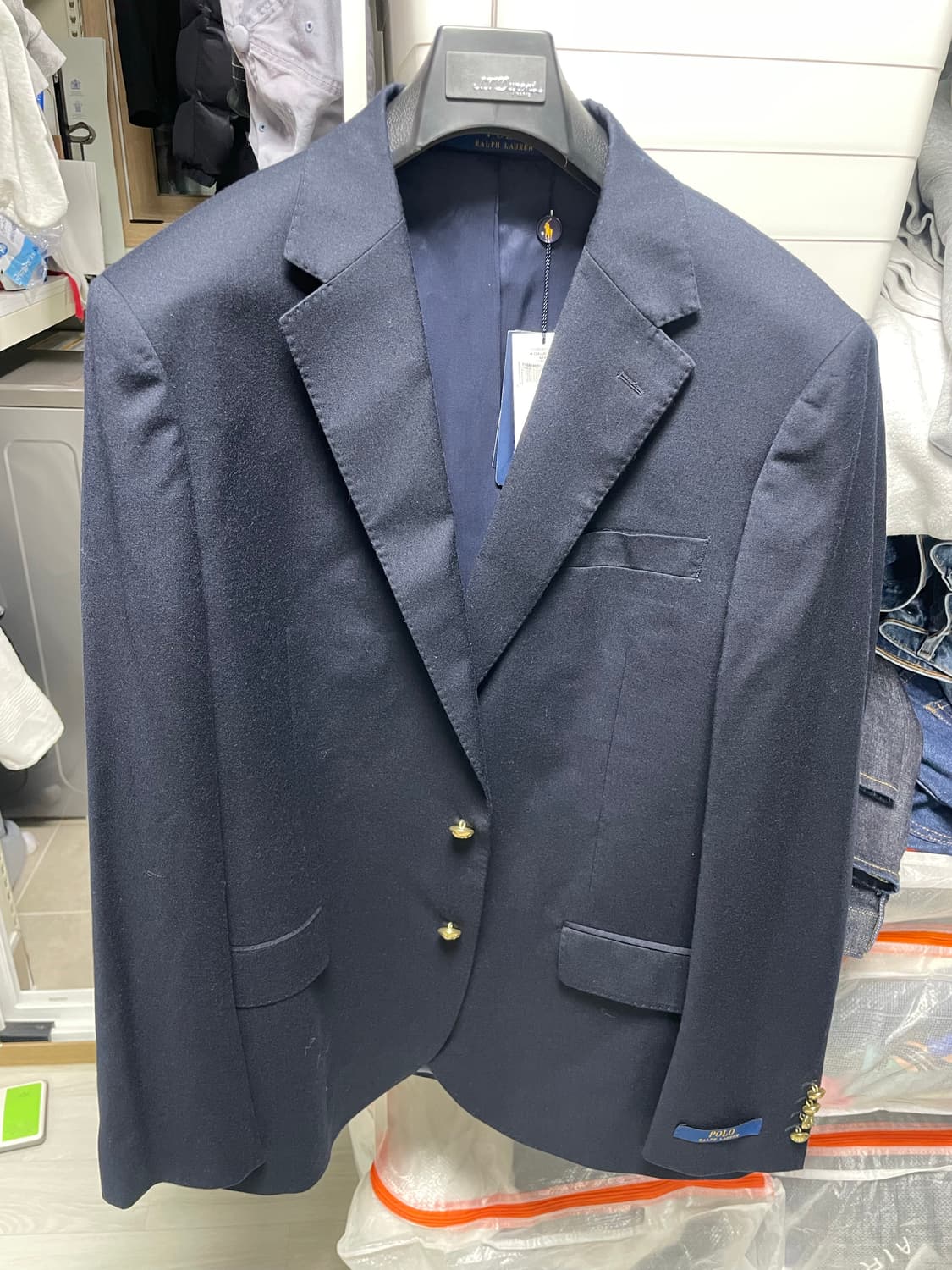 폴로 랄프로렌 금장블레이져 42R 텍달린 새상품 상품이미지1